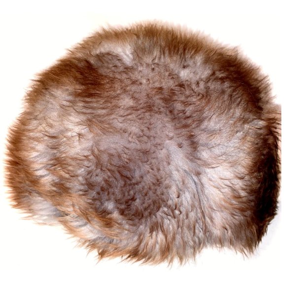 Fur Hat Vintage Brown in Box 50s 60s Mink? Excellent Condition - Picture 2 of 13